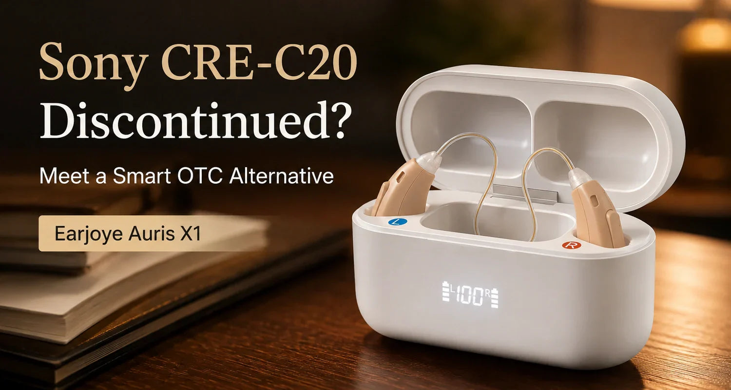 Sony CRE-C20 Discontinued? Meet a Smart OTC Hearing Aid Alternative