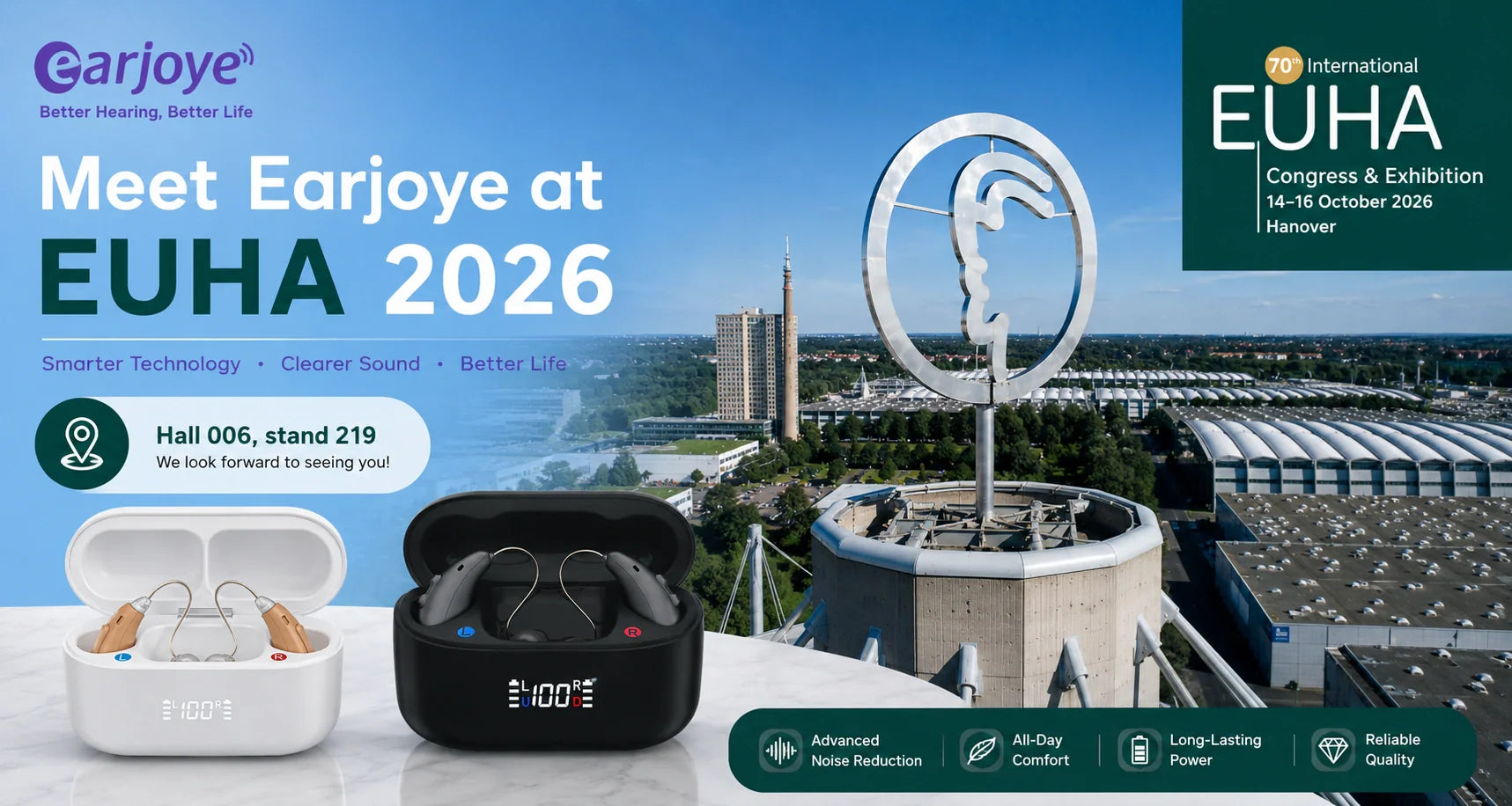 Meet Earjoye at EUHA 2026 in Hanover
