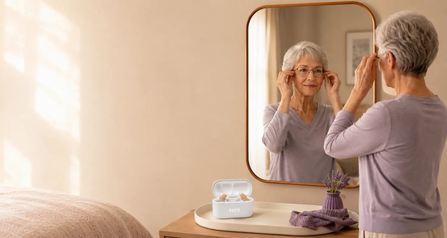 How to Wear Hearing Aids With Glasses Comfortably